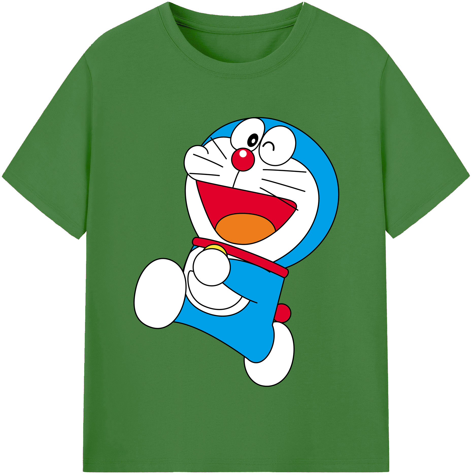 （画像用） ドラえもん Doraemon レディースカジュアルプリントTシャツ（綿100％）